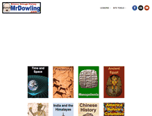 Tablet Screenshot of mrdowling.com